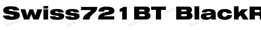 Swiss721BT BlackRoun字体转换